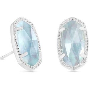 Kendra Scott Ellie earrings in light blue illusion